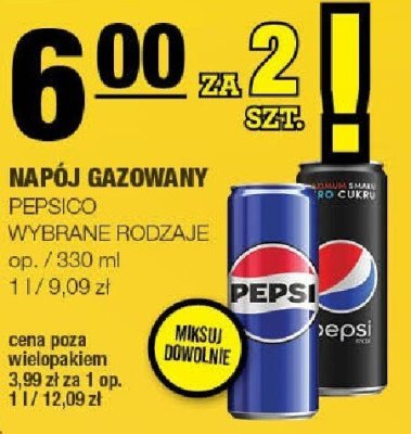 Napój gazowany Pepsi promocja w SPAR