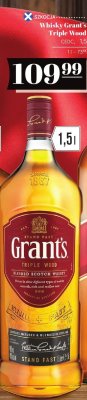 Whisky Grant's Triple Wood 1,5l promocja w POLOmarket
