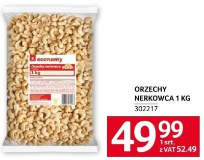 Orzechy nerkowca 1 KG economy promocja w Selgros