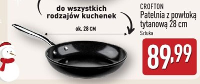 Patelnia z powłoką tytanową 28 cm promocja w Aldi