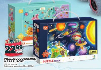 Puzzle Dodo Kosmos, Mapa Europy promocja w Stokrotka