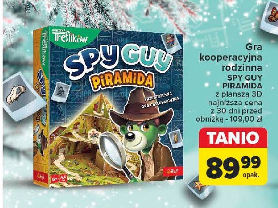 Gra spy guy piramida Trefl promocja w Carrefour