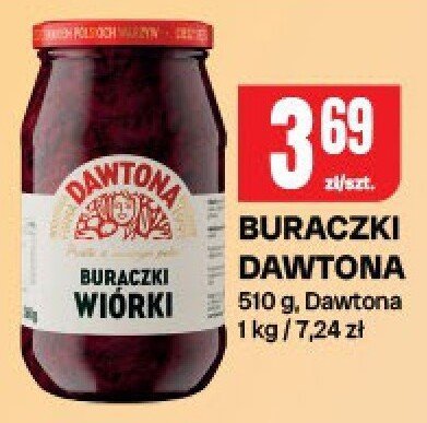 Buraczki Dawtona wiórki promocja w Chorten