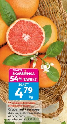 Grapefruit promocja w Auchan