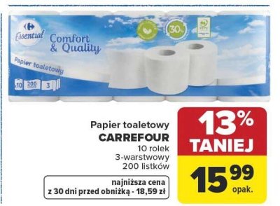 Papier toaletowy promocja w Carrefour