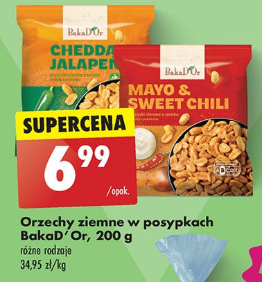 Orzeszki ziemne mayo & sweet chili Bakad'or promocja