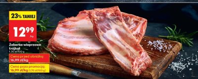 Żeberka wieprzowe trójkąt promocja w Biedronka