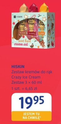 Zestaw kremów do rąk Dairy Ice Cream HISKIN promocja w Drogerie DM