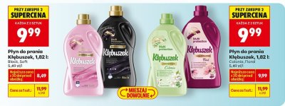 Płyn do prania Kłębuszek Colorful, Floral, 1,82 l promocja w Biedronka