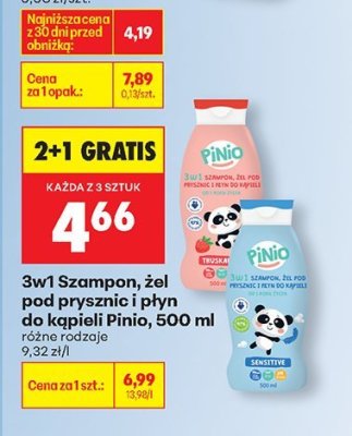 Szampon, żel pod prysznic i płyn do kąpieli 500 ml, różne rodzaje promocja w Biedronka