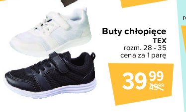 Buty chłopięce sportowe rozm. 28 - 35 Tex promocja w Lidl
