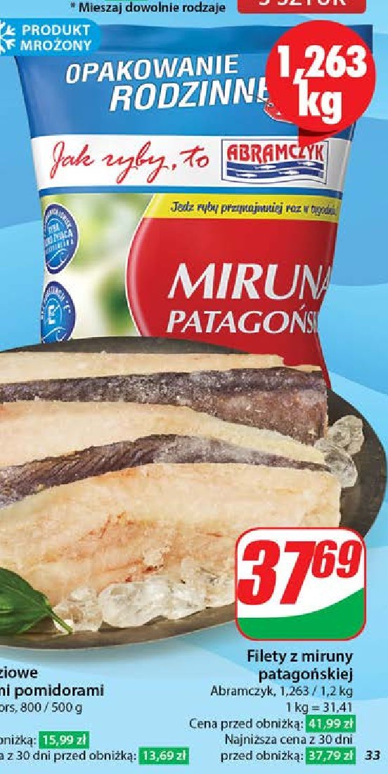 Miruna patago艅ska filet Abramczyk promocja