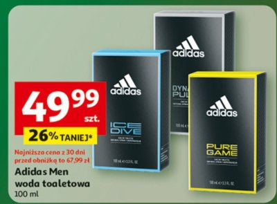 Woda toaletowa Adidas Men 100 ml promocja w Auchan