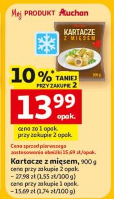 Kartacze z mięsem promocja w Auchan
