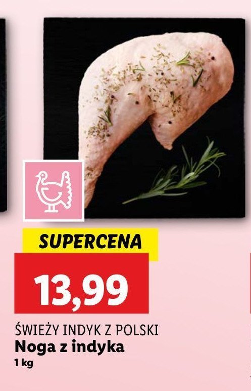 Noga z indyka Świeży indyk z polski promocja