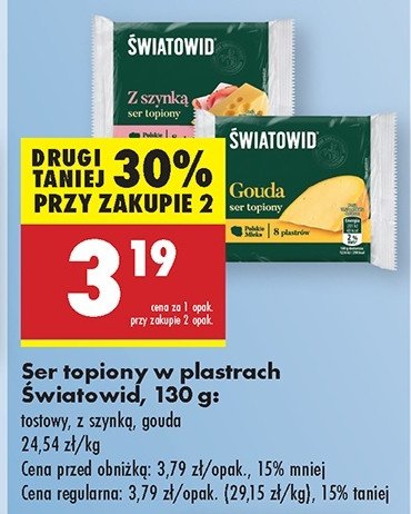 Ser tost Światowid promocja w Biedronka