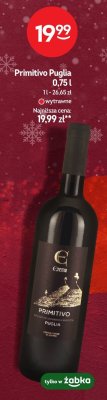 Wino Primitivo Puglia wytrawne 0,75l promocja w Żabka