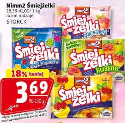 Nimm2 Śmiejżelki różne rodzaje promocja w Prim Market