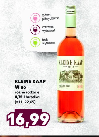 Wino KLEINE KAAP promocja