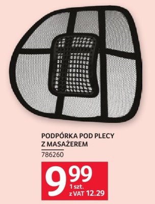 Podpórka pod plecy z masażerem promocja w Selgros