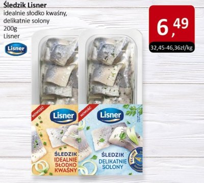 Śledź Lisner promocja w Market Point