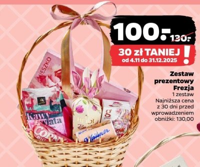 Zestaw prezentowy Frezja promocja w Netto