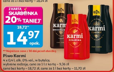 Piwo Karmi promocja w Auchan