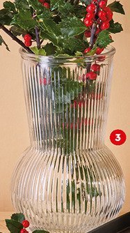 Dekoracja szklany wazon, 2 rodzaje promocja w Biedronka