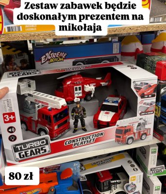 Zestaw zabawek Construction Playset promocja w Pepco