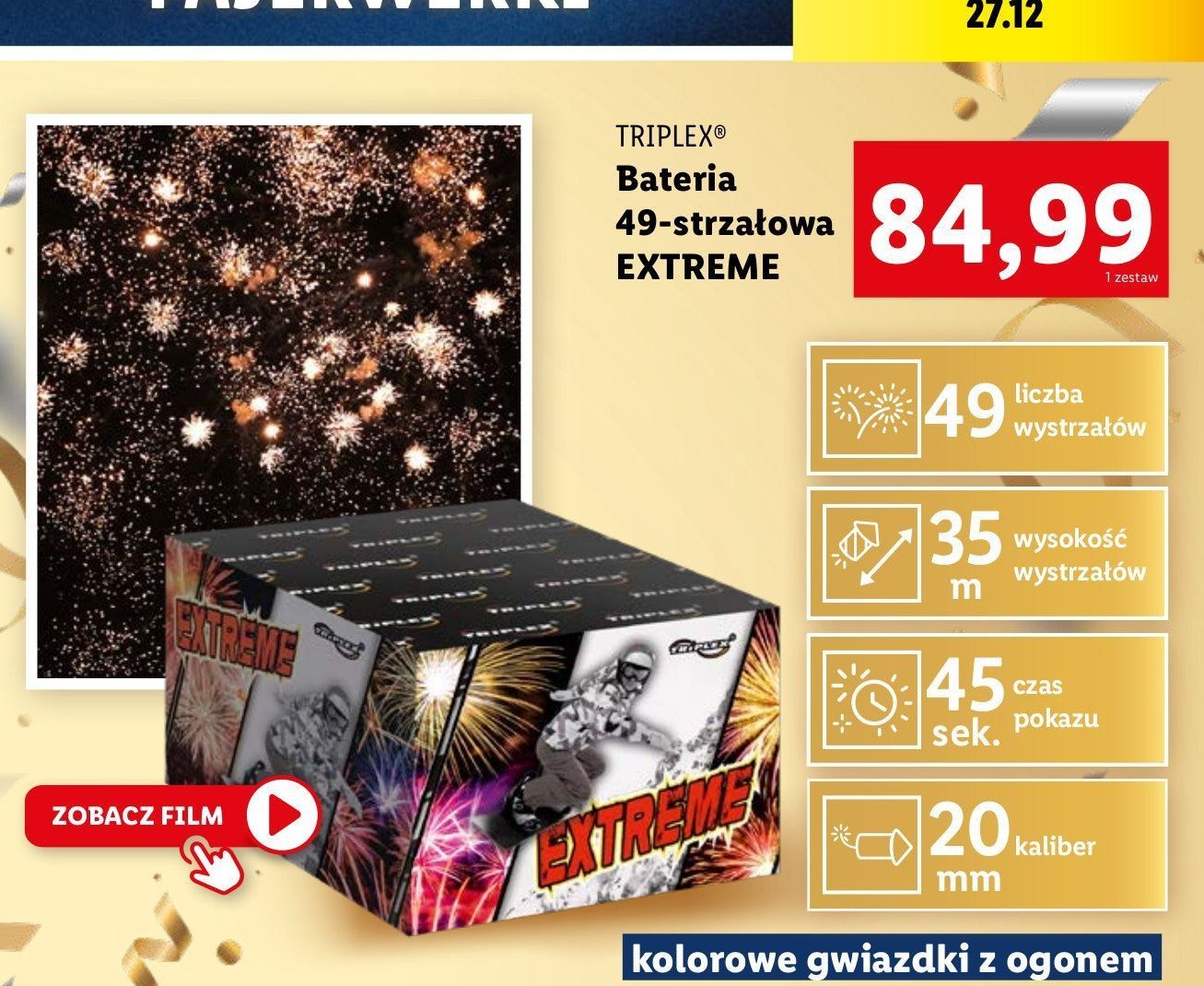 Bateria extreme TRIPLEX promocja w Lidl