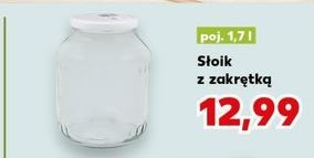 Słoik z zakrętką 1.7 l promocja