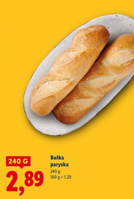 Bułka paryska promocja w Lidl