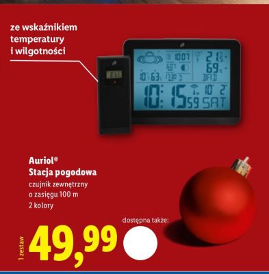 Stacja pogodowa  promocja w Lidl