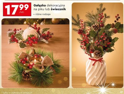 Świecznik promocja w Biedronka