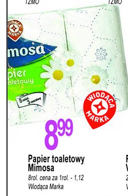 Papier toaletowy rumiankowy Wiodąca marka mimosa promocja