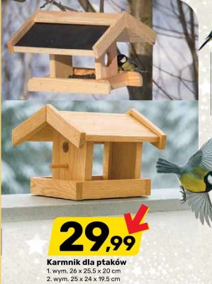 Karmnik dla ptaków promocja w Bricomarche