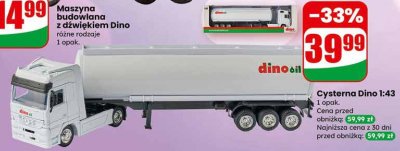 Cysterna 1:43 promocja w Dino