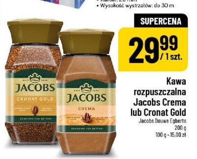 Kawa rozpuszczalna Jacobs Cronat Gold promocja w POLOmarket
