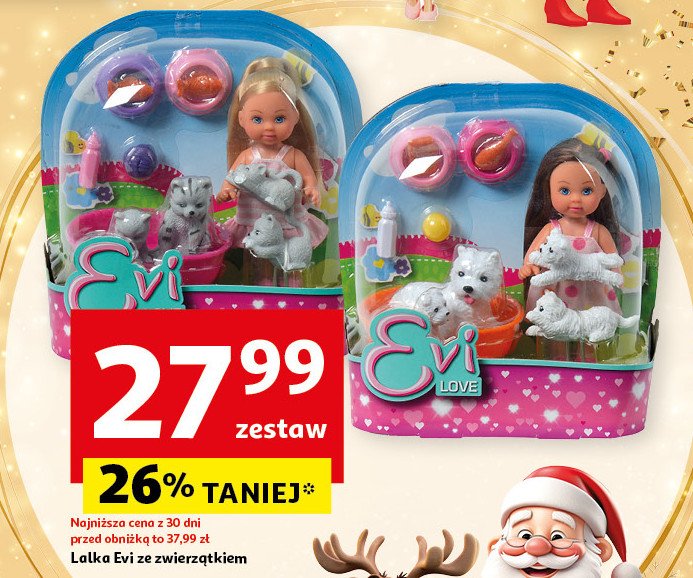 Lalka evi ze zwierzętami promocja w Auchan