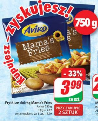 Frytki Aviko mama's fries promocja