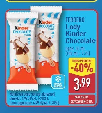 Lód Kinder chocolate promocja