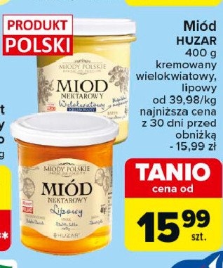 Miód kremowany wielokwiatowy Miody polskie promocja