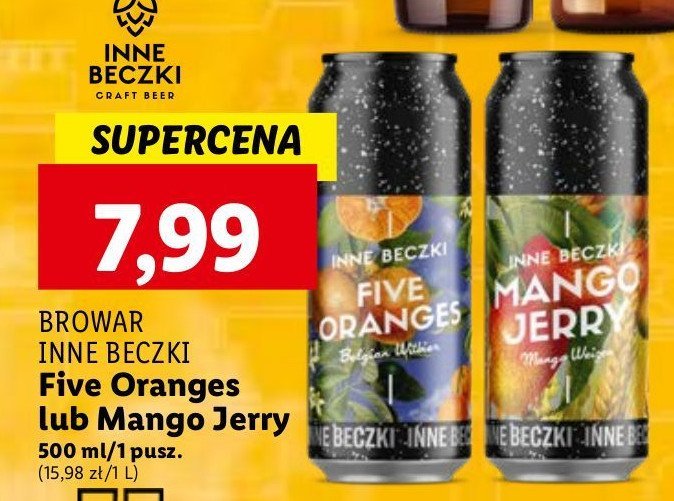 Piwo Inne beczki five oranges promocja
