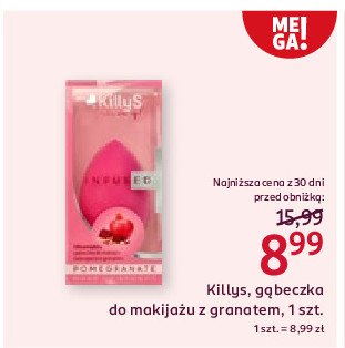 Gąbka do makijażu Killys promocja w Rossmann