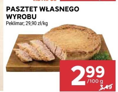 Pasztet własnego wyrobu Peklimar promocja w Stokrotka