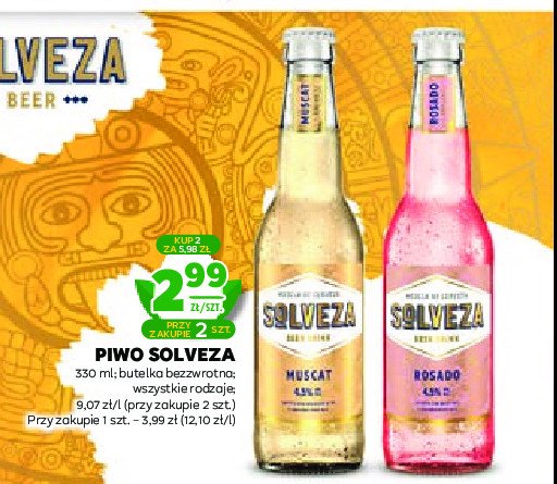 Piwo Solveza muscat promocja