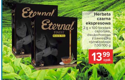 Herbata ekspresowa finest Eternal promocja
