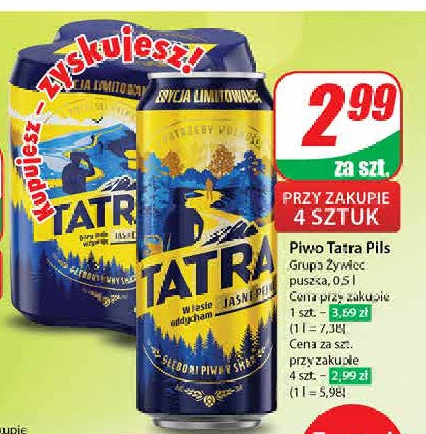 Piwo Tatra promocja