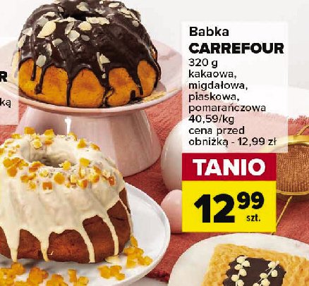 Babka kakaowa Carrefour promocja w Carrefour Market