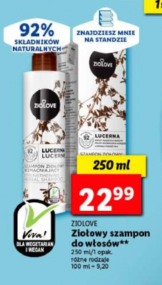 Szampon wzmacniający lucerna Ziolove promocja